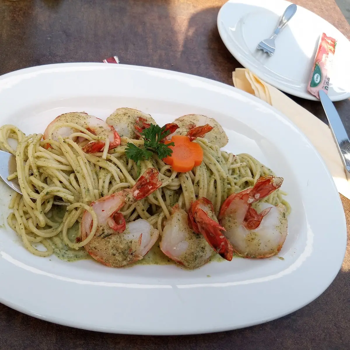 Mit Scampi