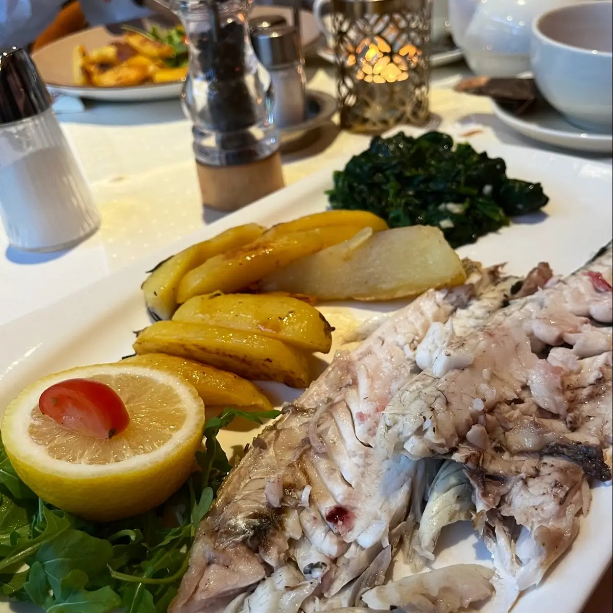 Wolfsbarsch Rosmarinkartoffeln