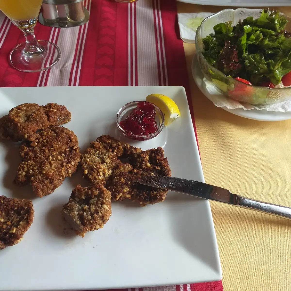 Rehschnitzel In Nusspanier