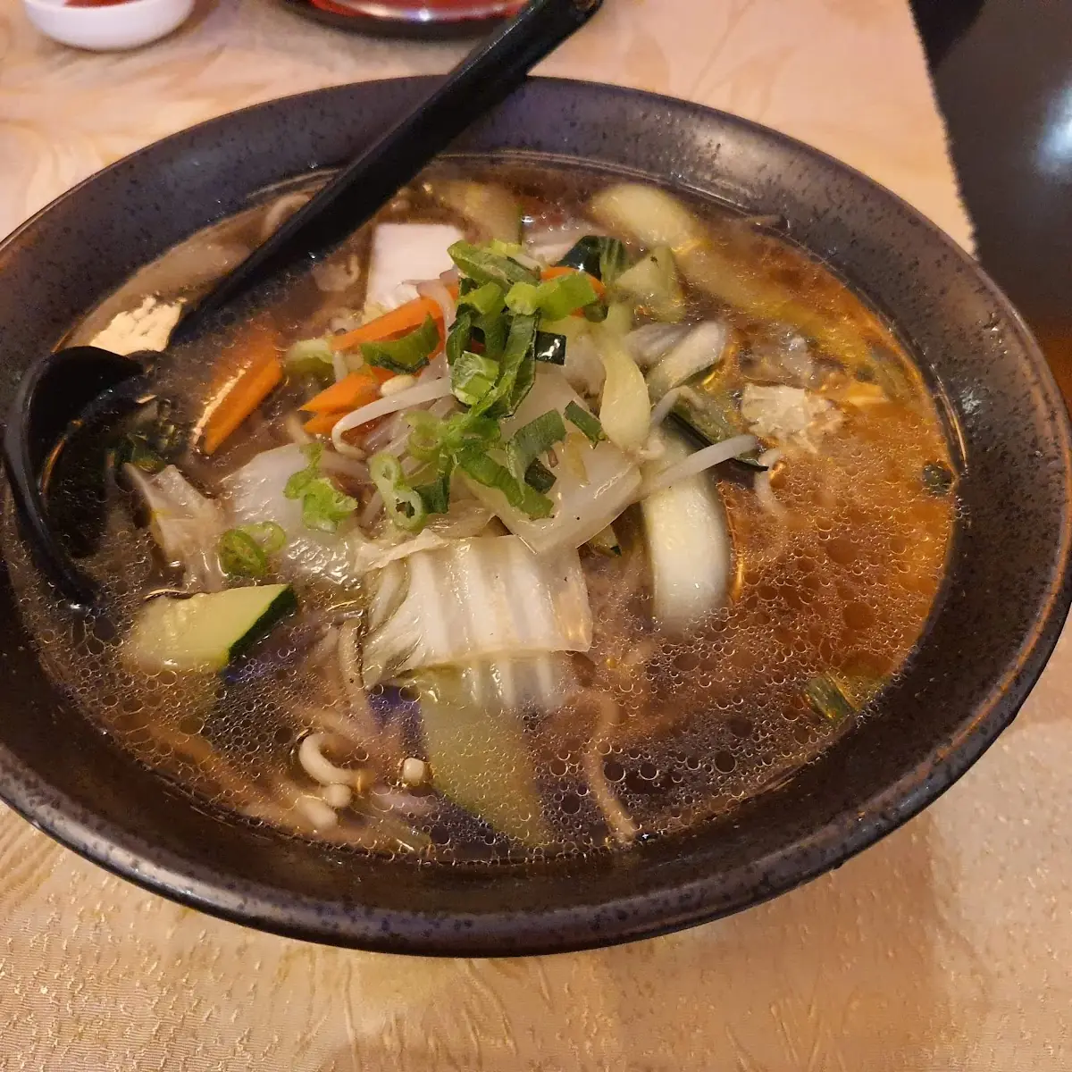 Spicy Udon Soup with Beer