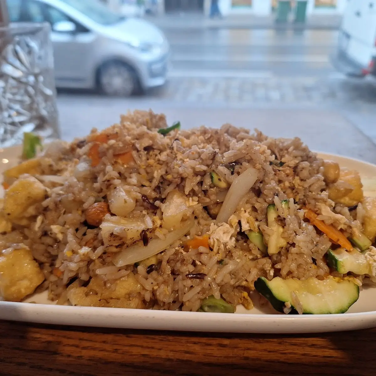 Ananas Cashew Fried Rice Mit Tofu