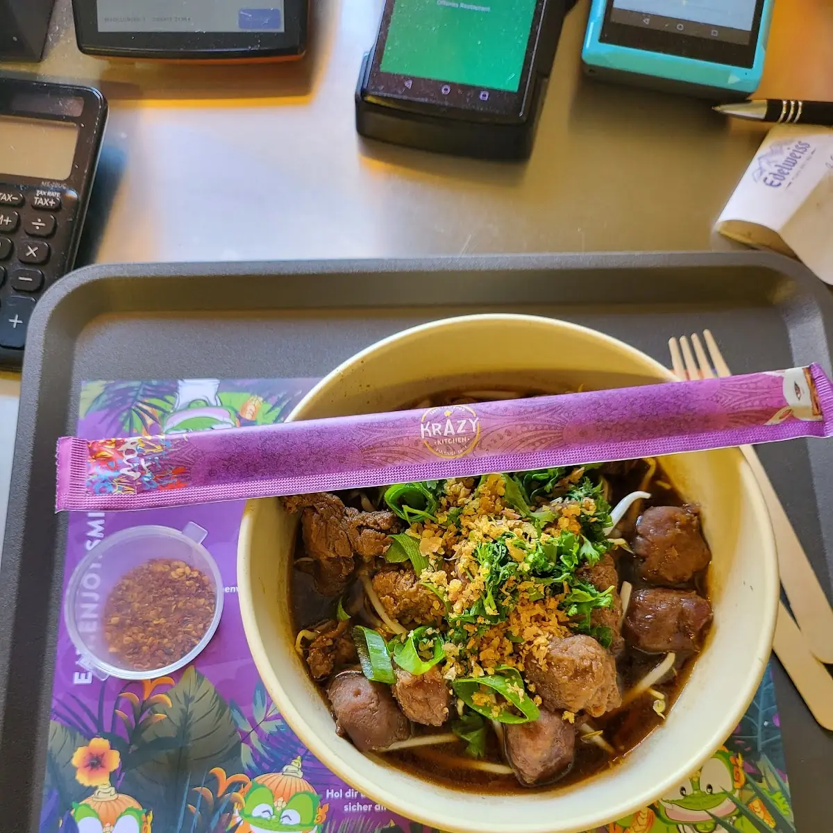 Thai Nudeln Mit Rindsuppe