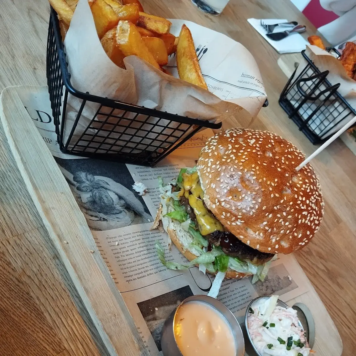 Mit Steak Fries