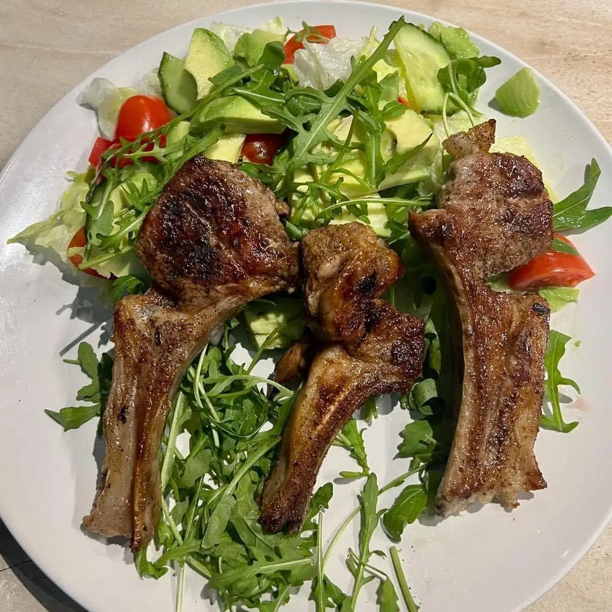 Lammkotelett Vom Grill