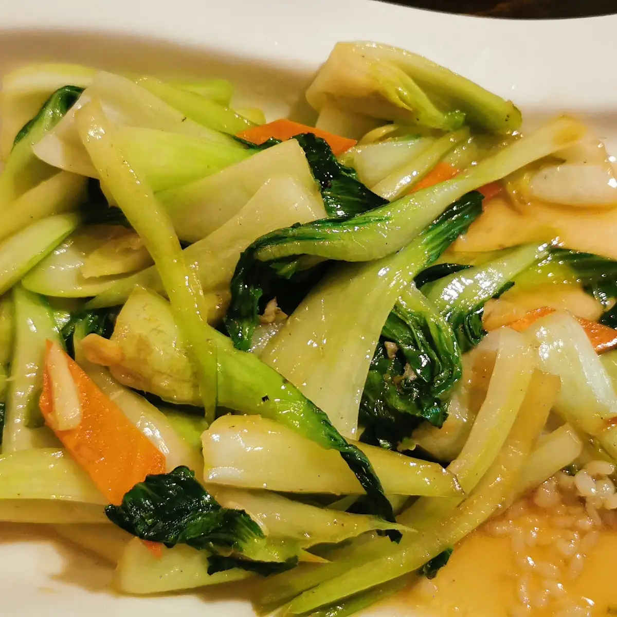 Pak Choi Hauptgericht