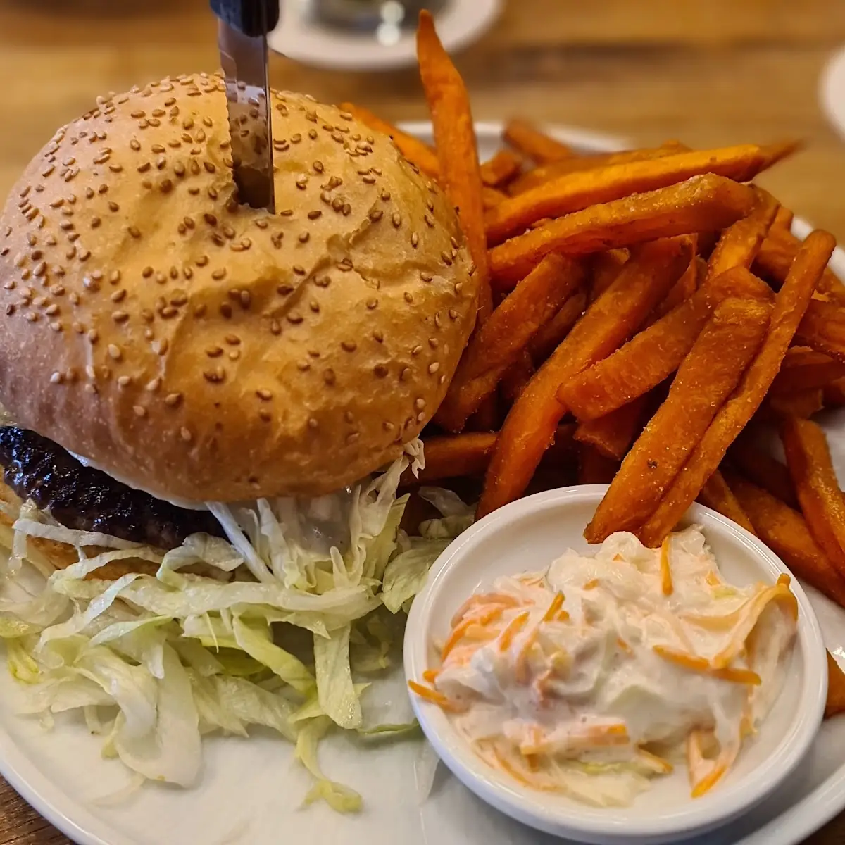 Burger Mit Süßkartoffel