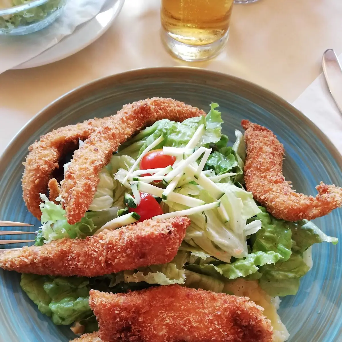 Salat Mit Pute Streifen War Super Wie Alles