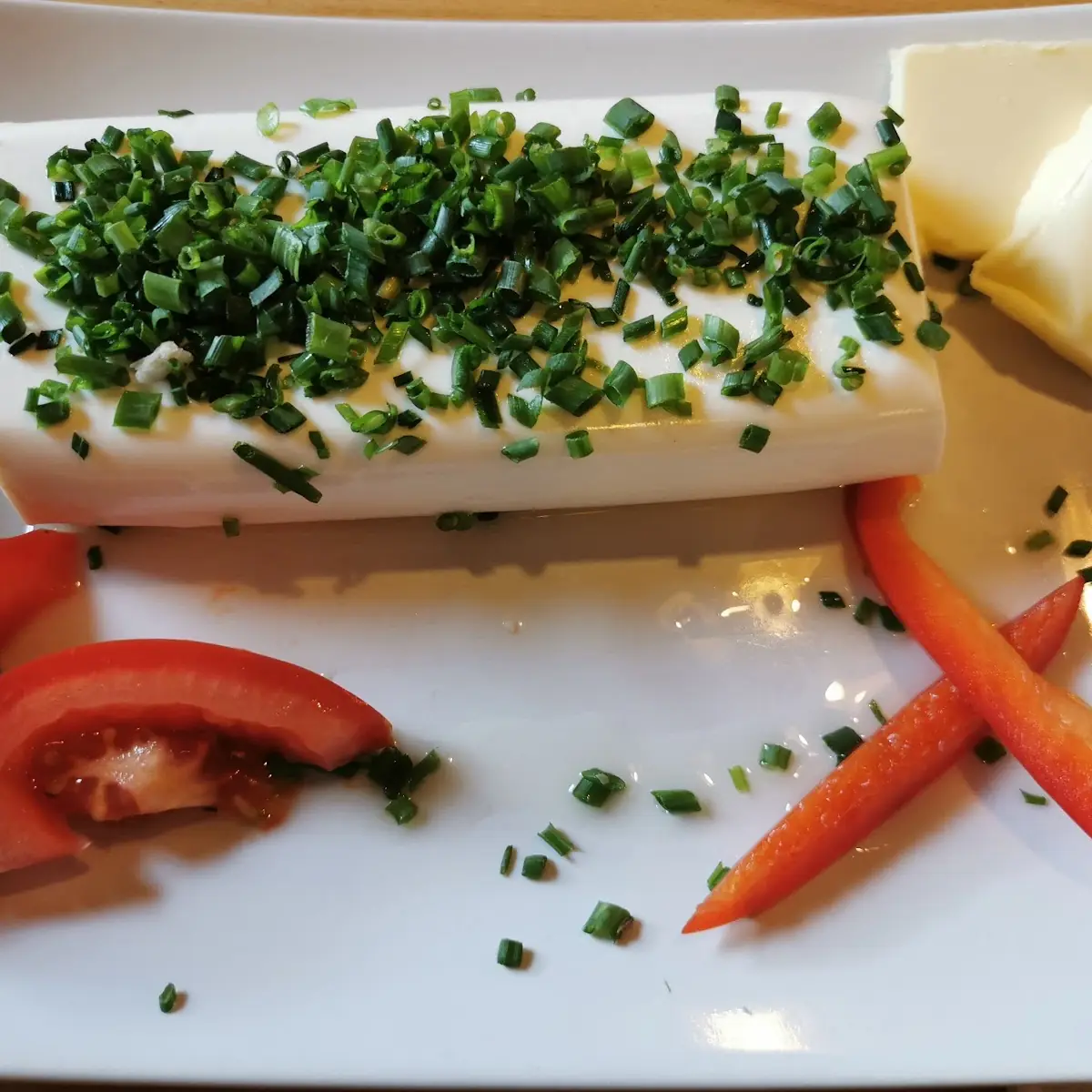 Schafkäse Mit Schnittlauch