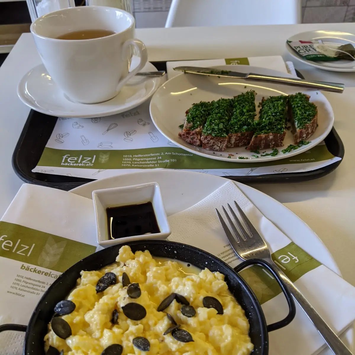 Scrambled Eggs with Pumpkin Seed Oil