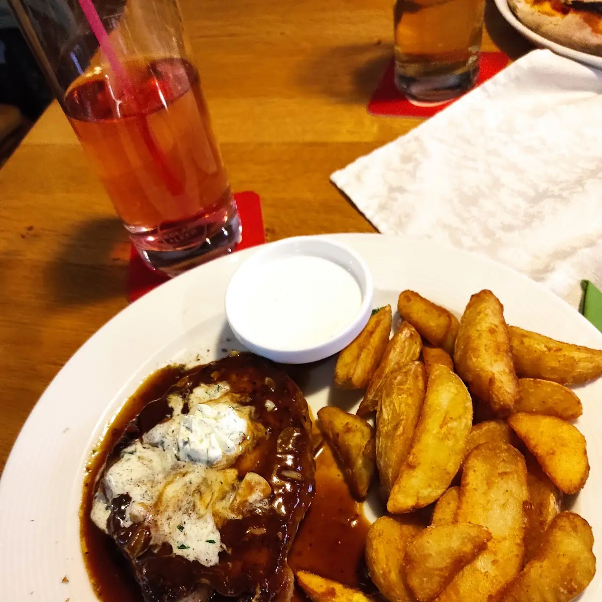 Knoblauchsteak Mit Wedges