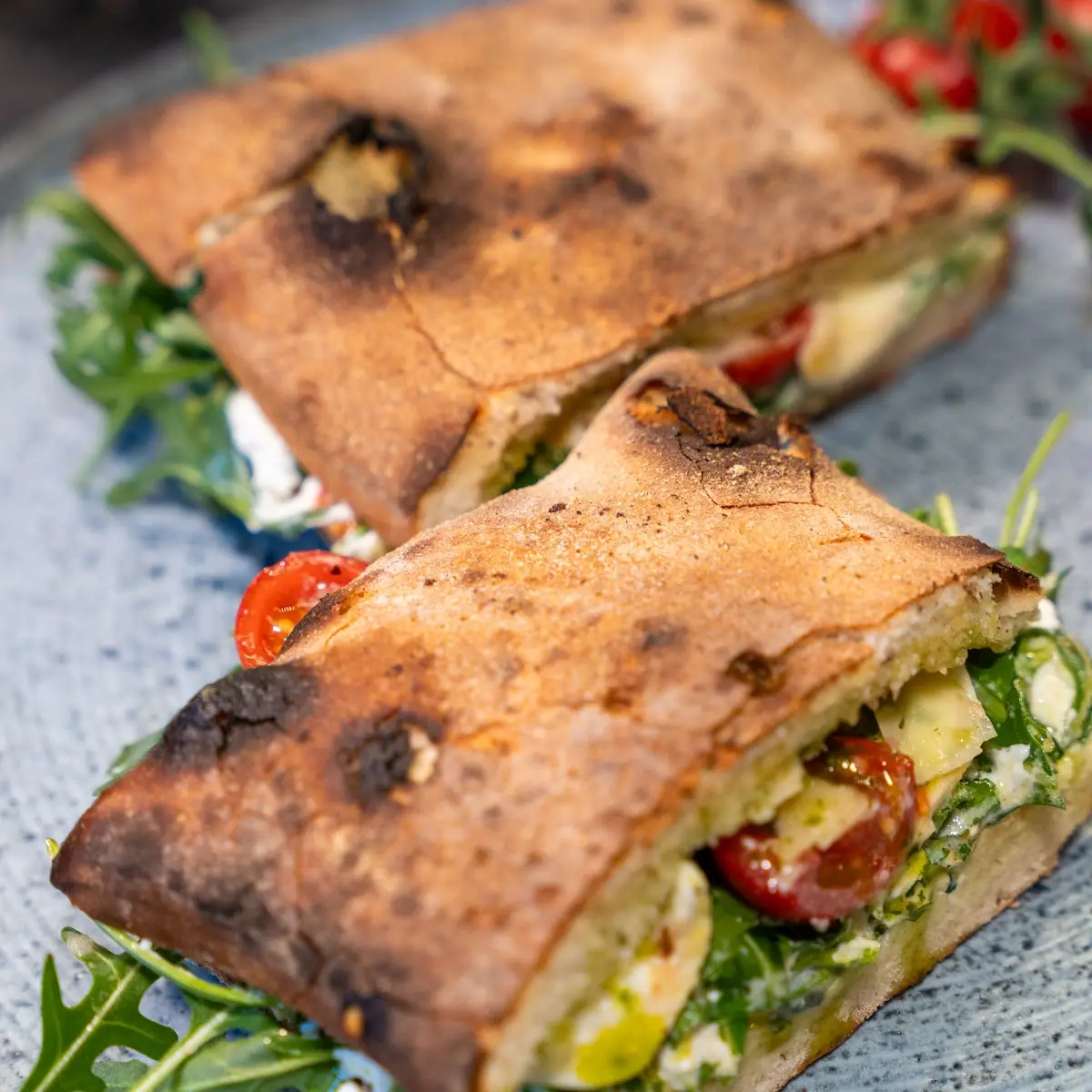 Gefülltes Pizzabrot