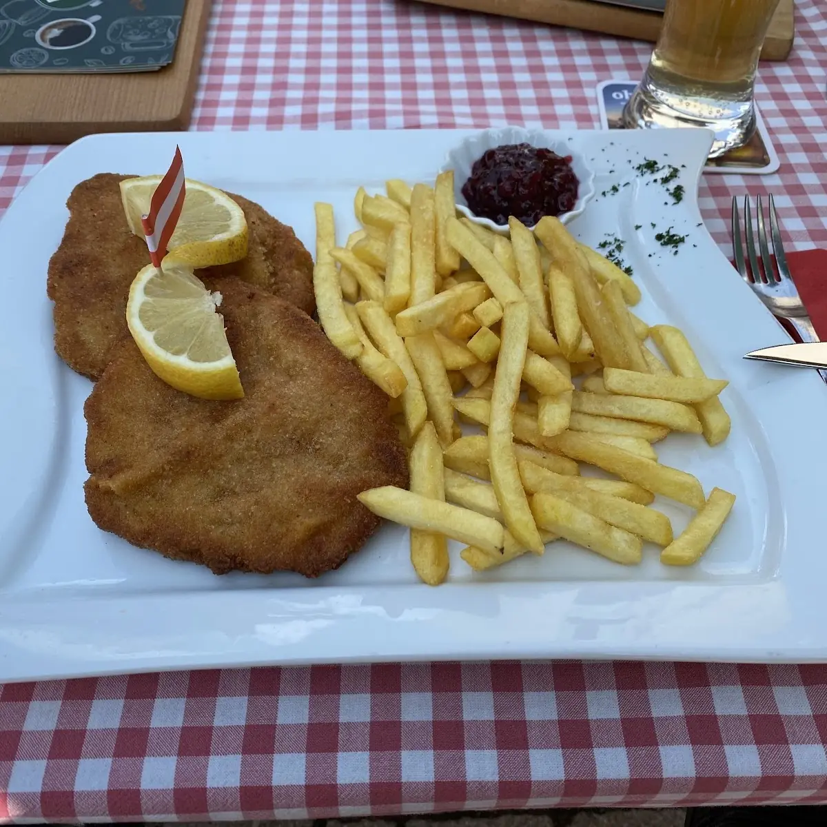 Backhendl Mit Salat