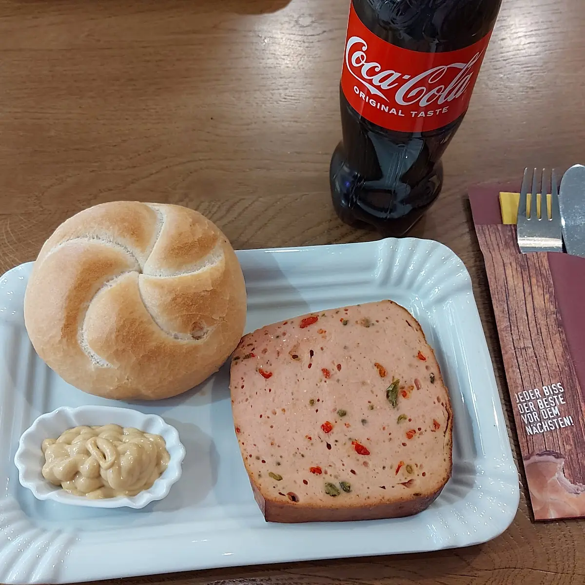 Scharfer Leberkäse
