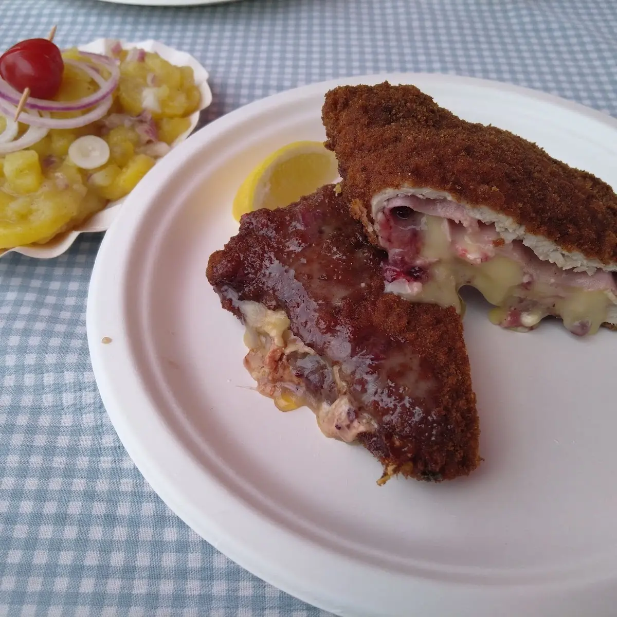 Französisches Cordon Mit Schwarzbrotpanier