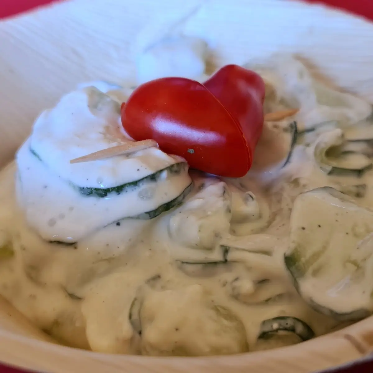 Gurken-rahm Salat