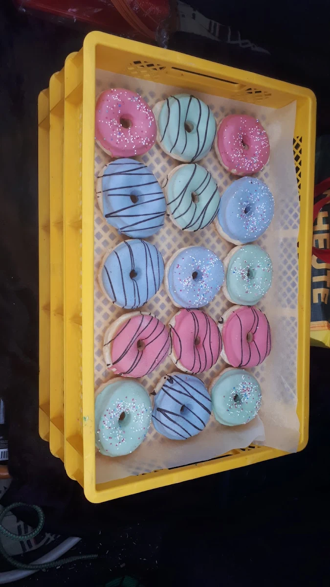 Bunte Donuts