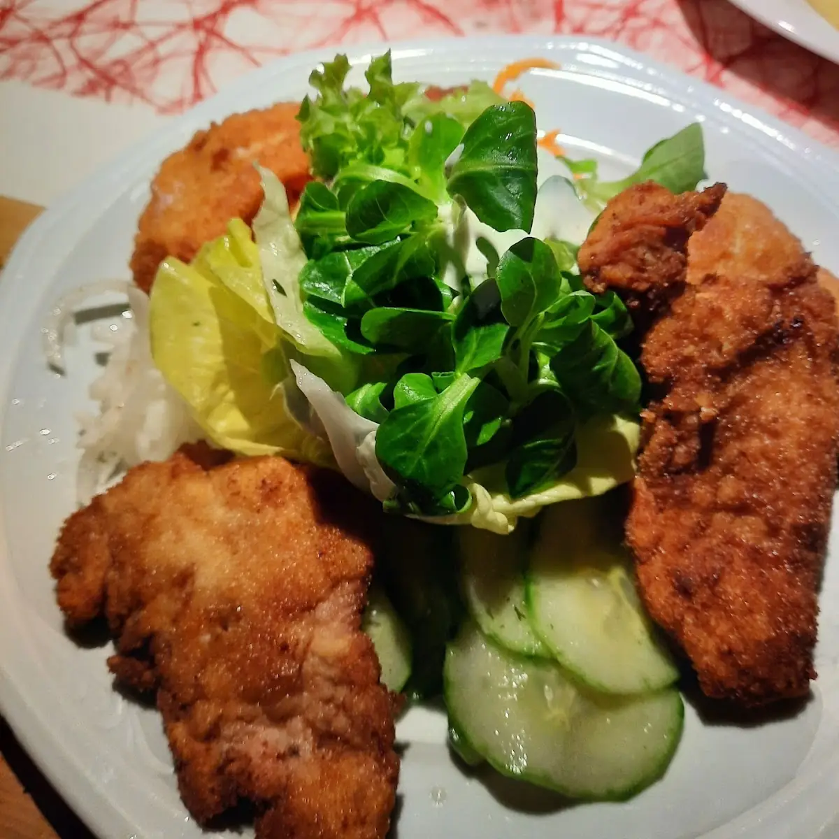 Salat Mit Putenschnitzel