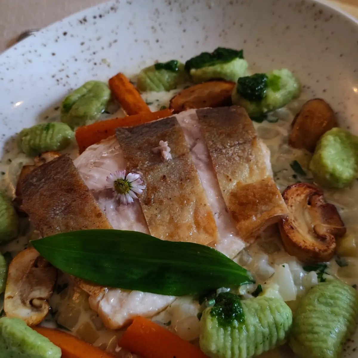 Fisch Auf Gnocci