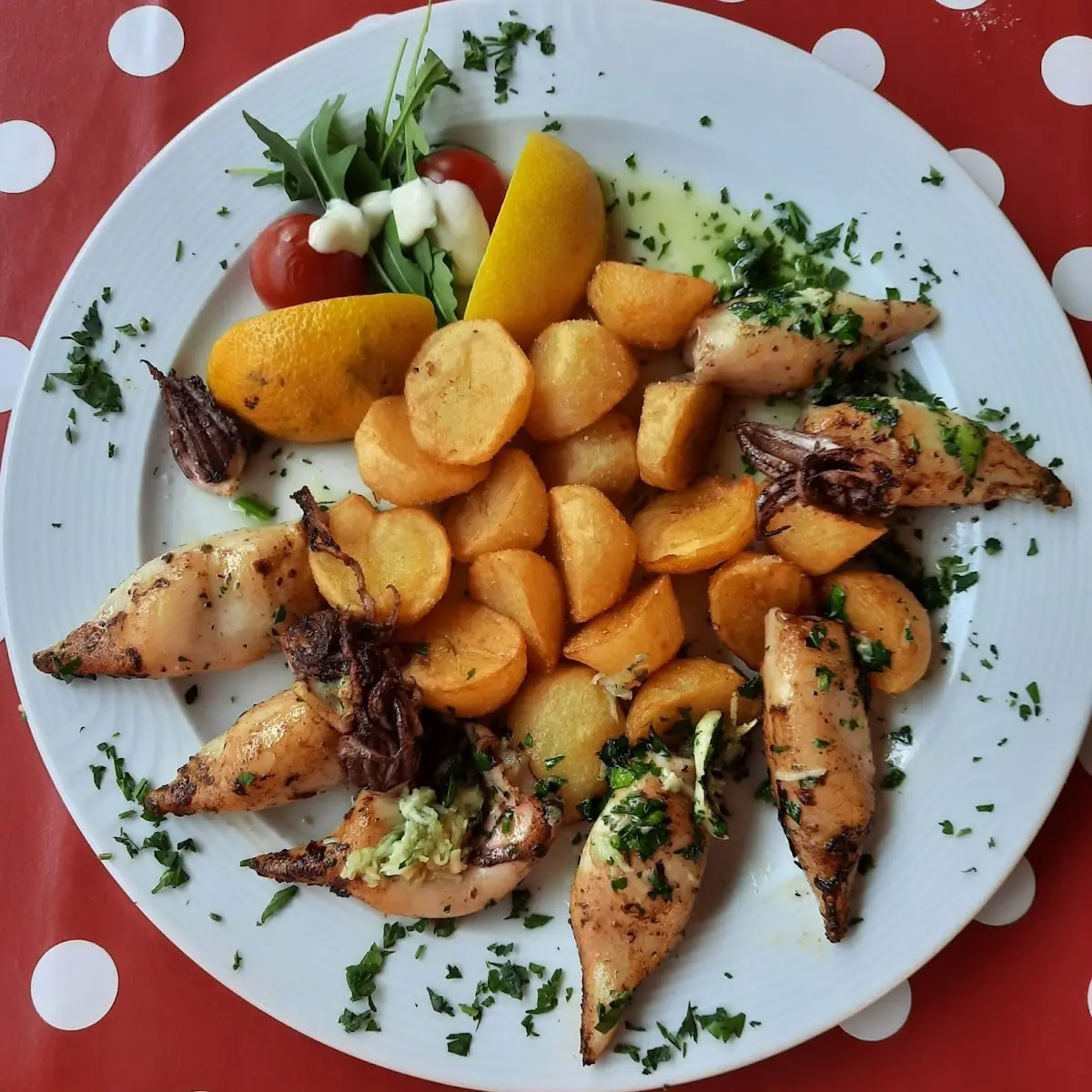 Calamari Gegrillt