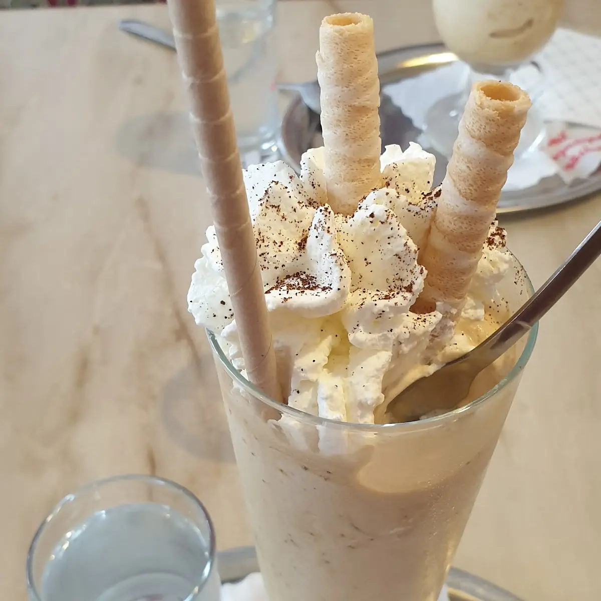 Eiskaffee Gerührt