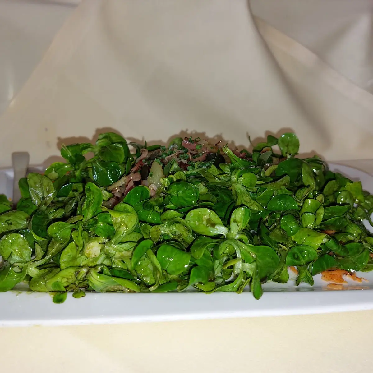 Zupfsalat Mit Speckwürferln