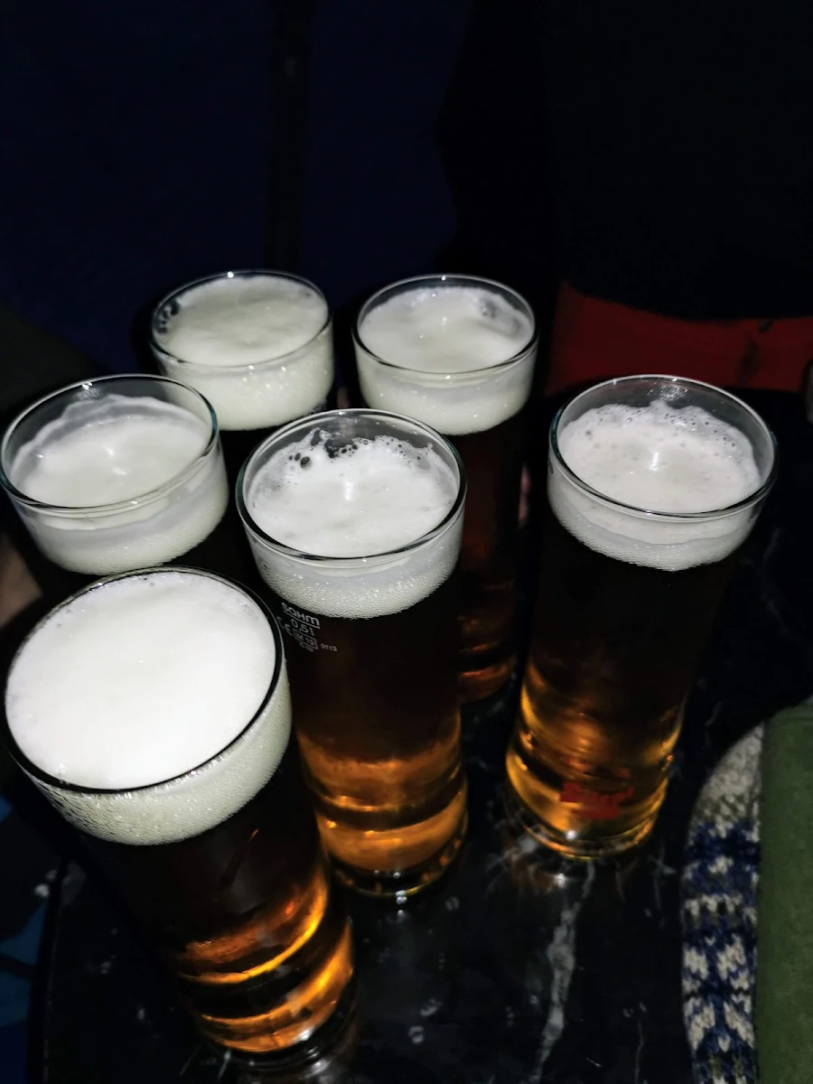 Foaming Beer