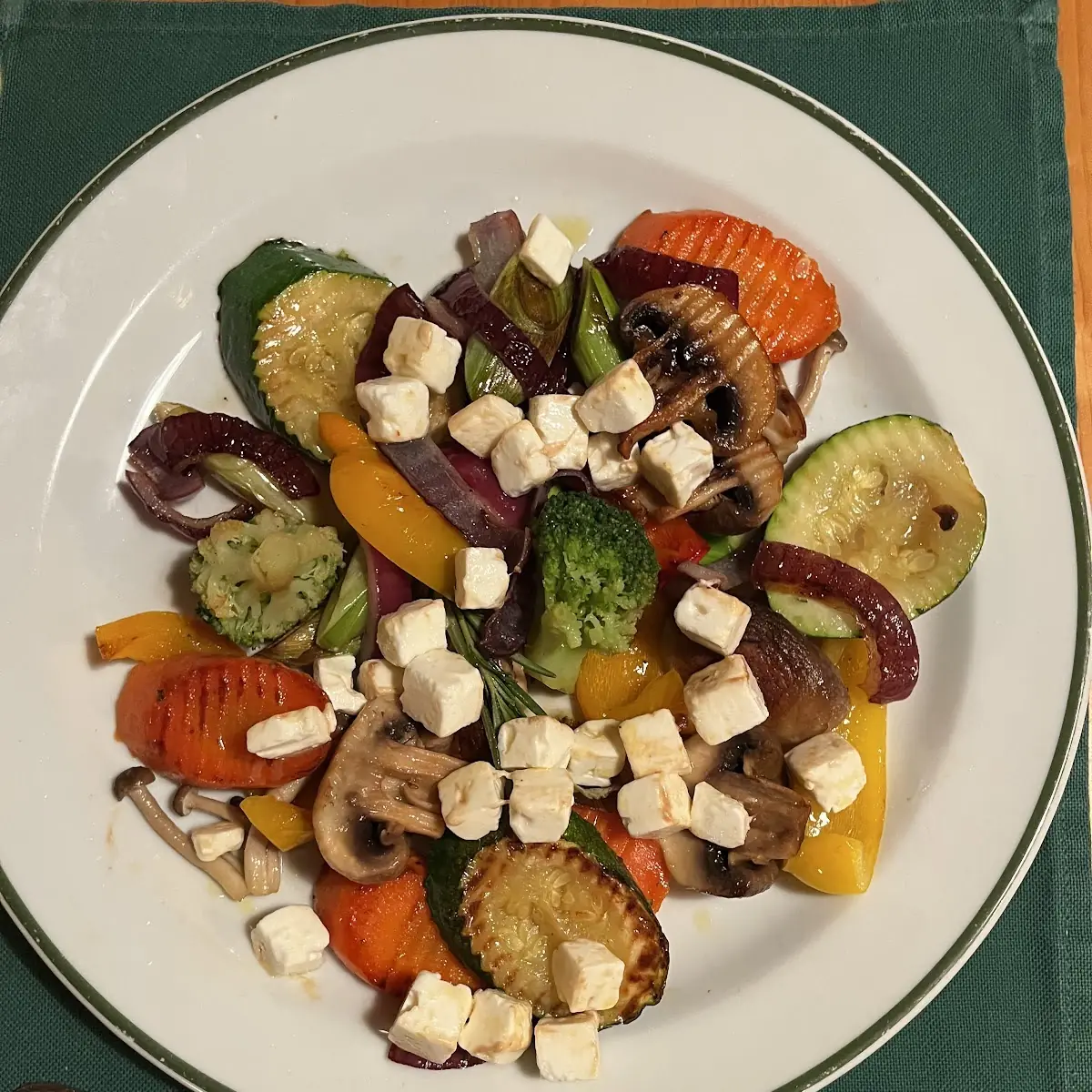 Gemüseplatte Mit Feta-käse
