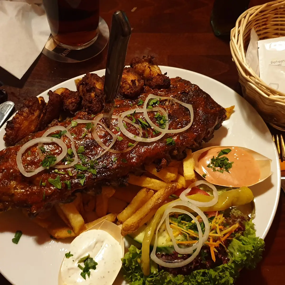 Ribs and Wings Combo