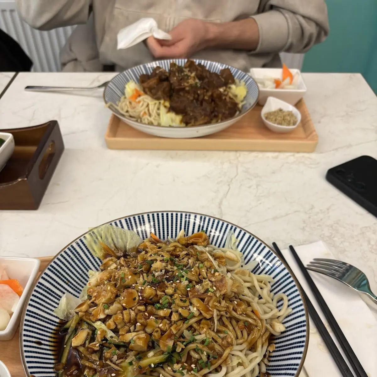 Ban Mian Mit Knusprige Ente
