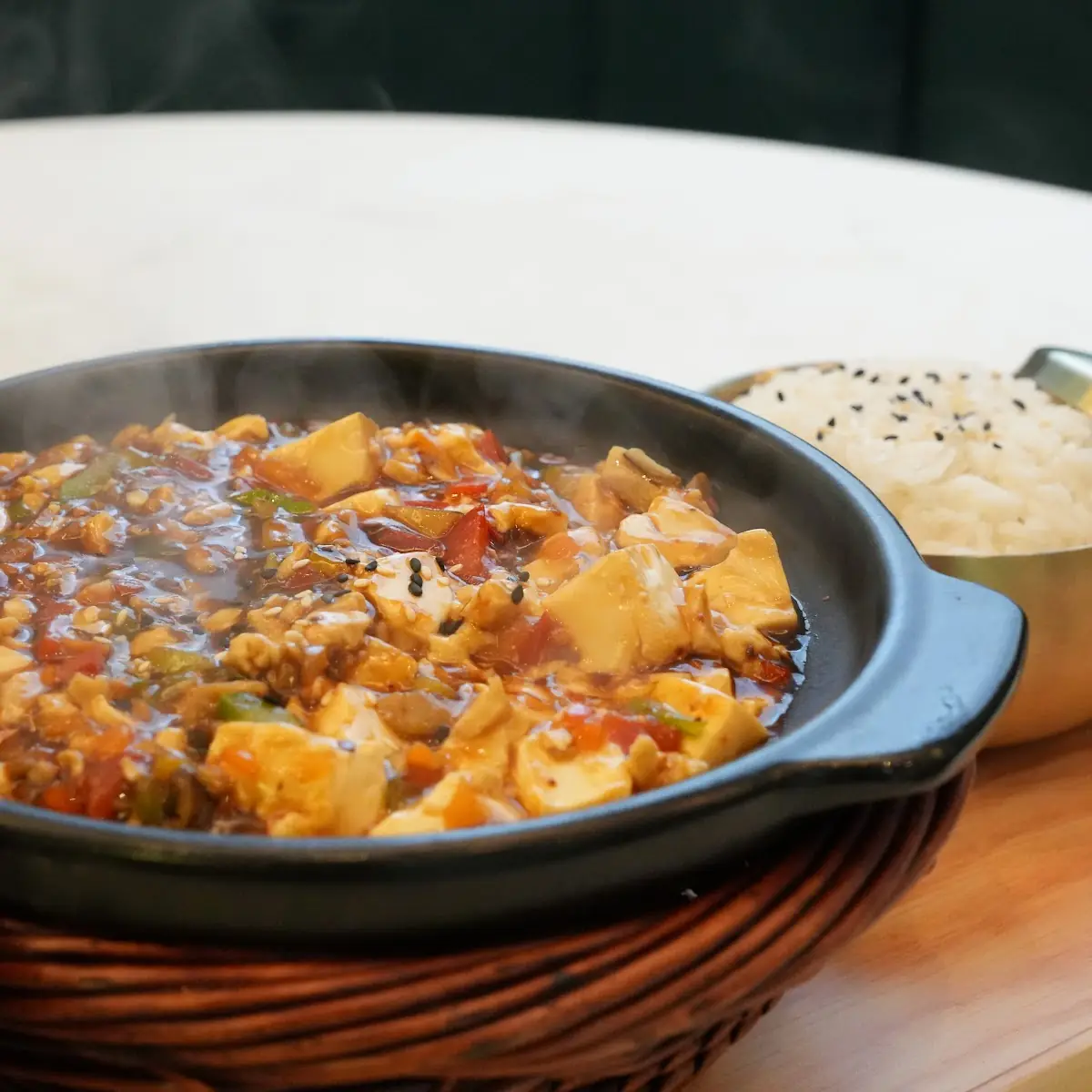 Mapo Tofu Mit Hühnerfleisch