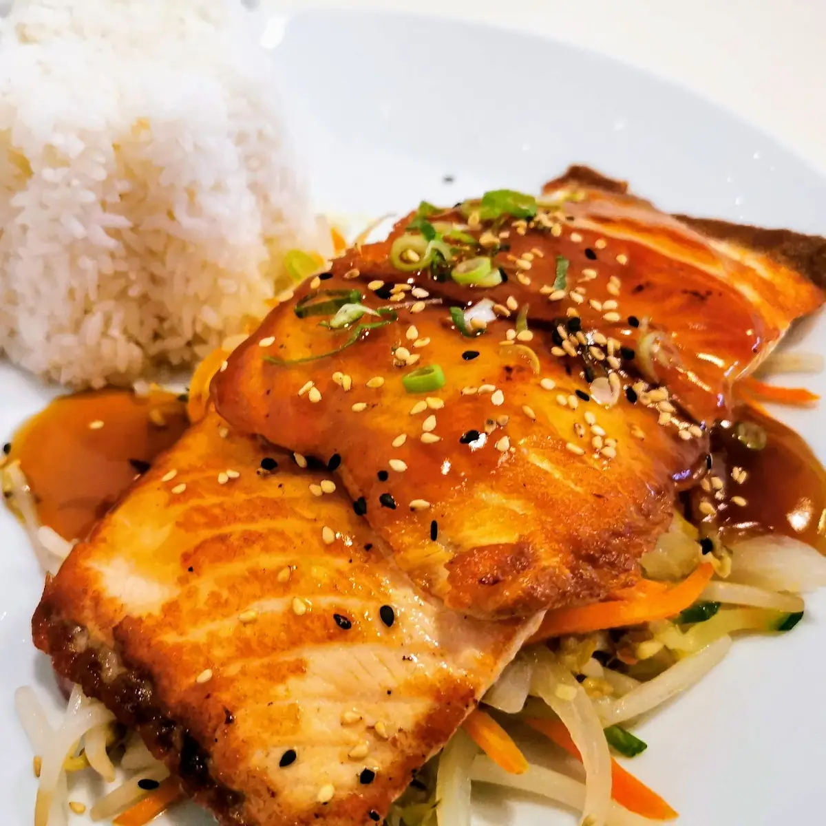 Lachs Teriyaki