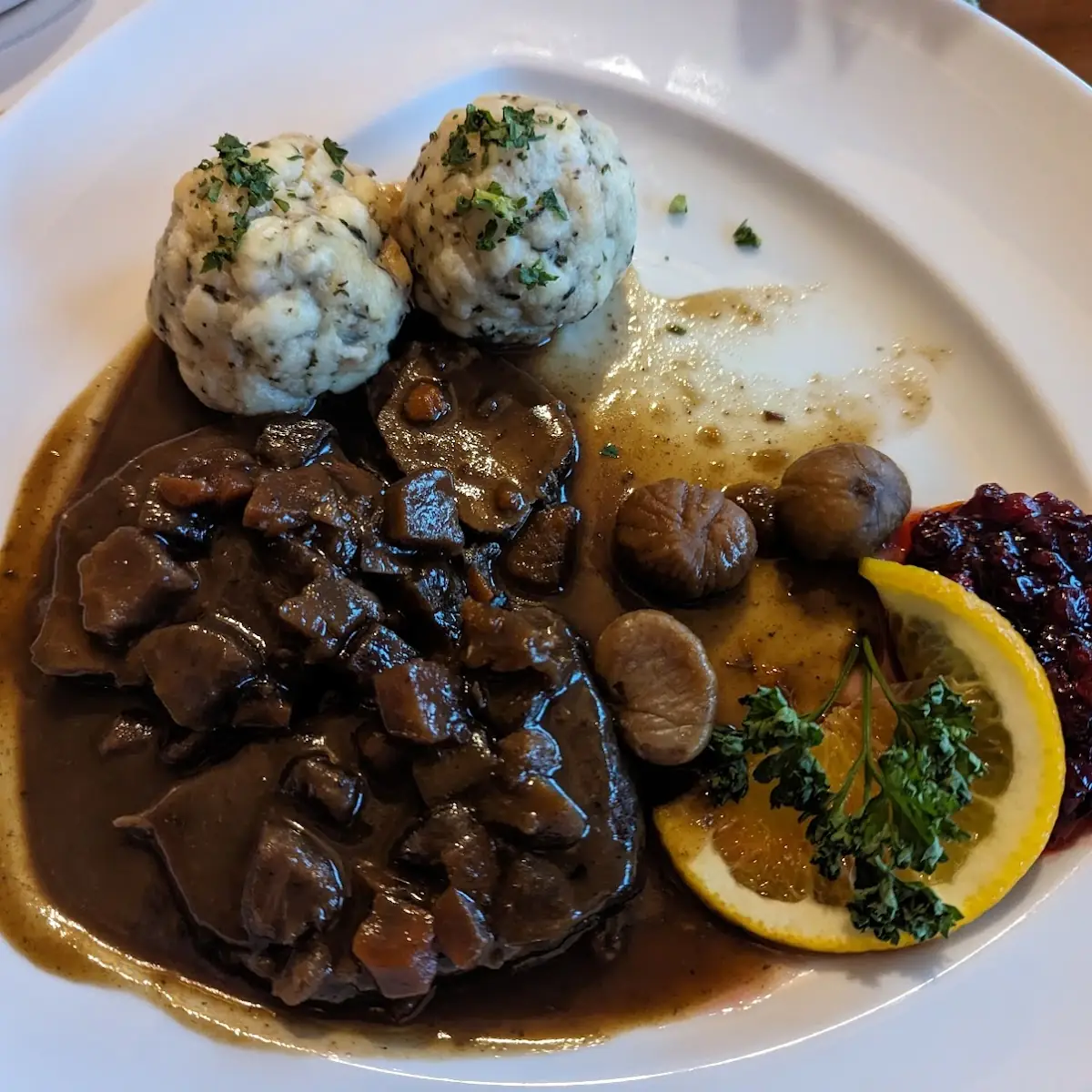 Hirschbraten