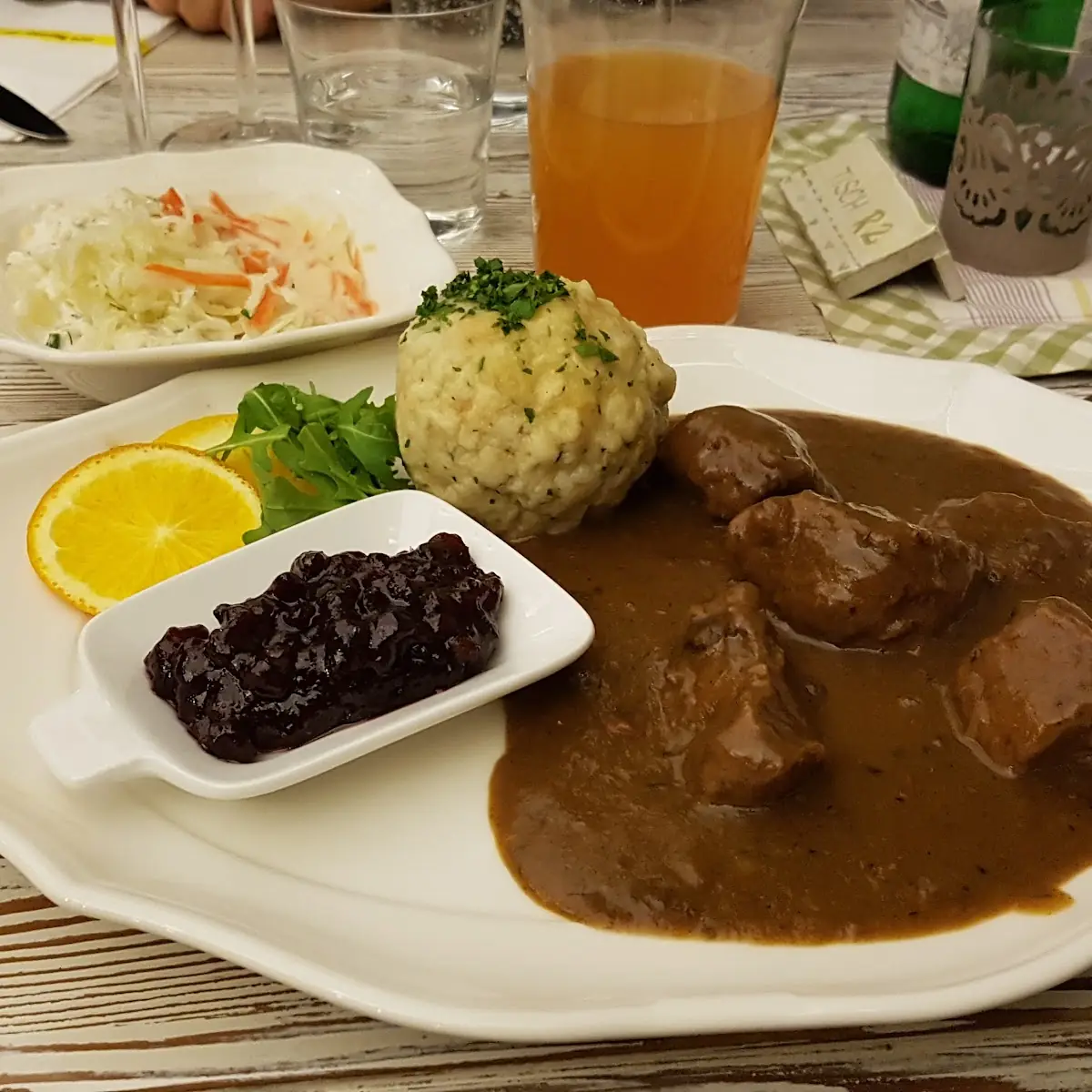Hirschkalbsragout