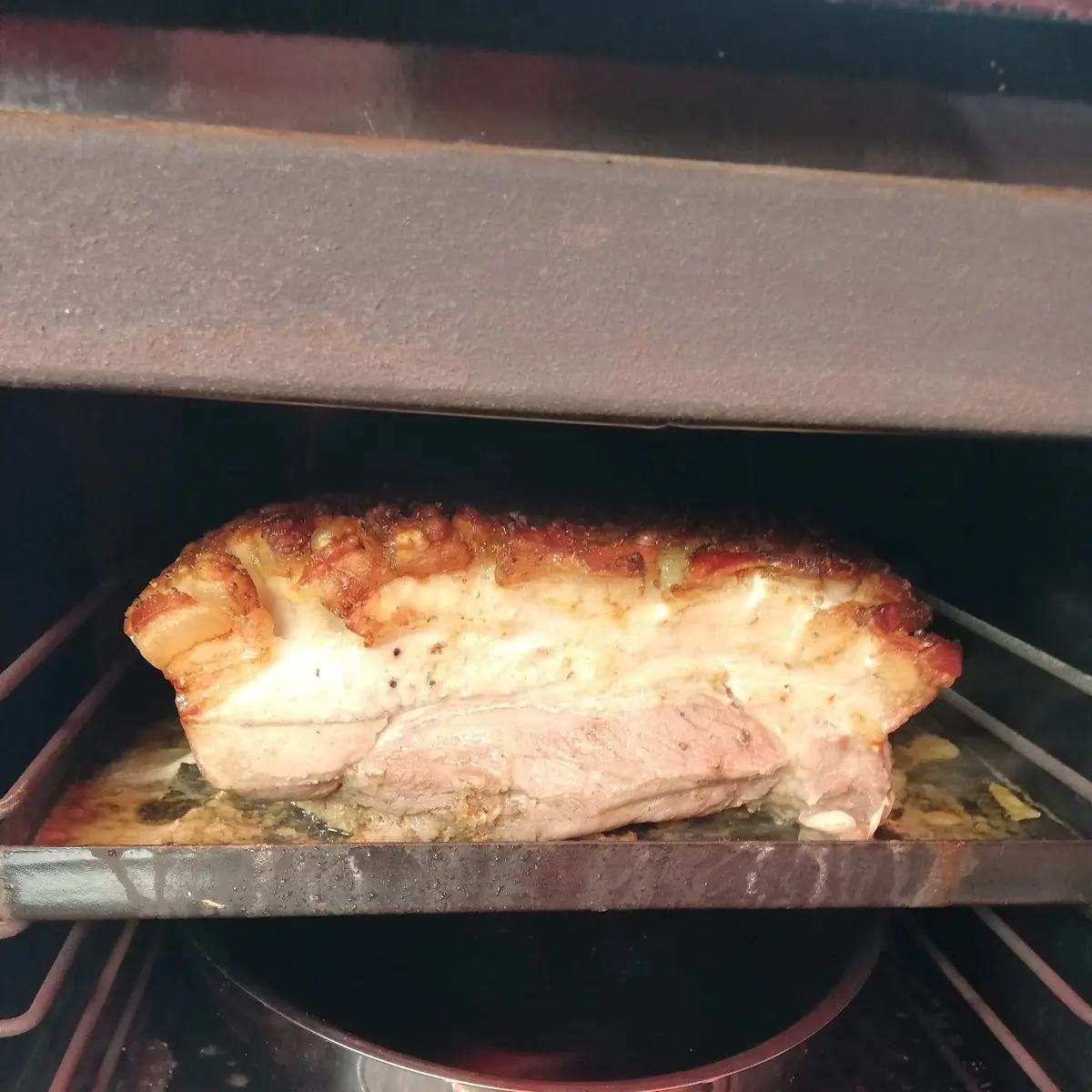Schweinsbraten Im Holzofen