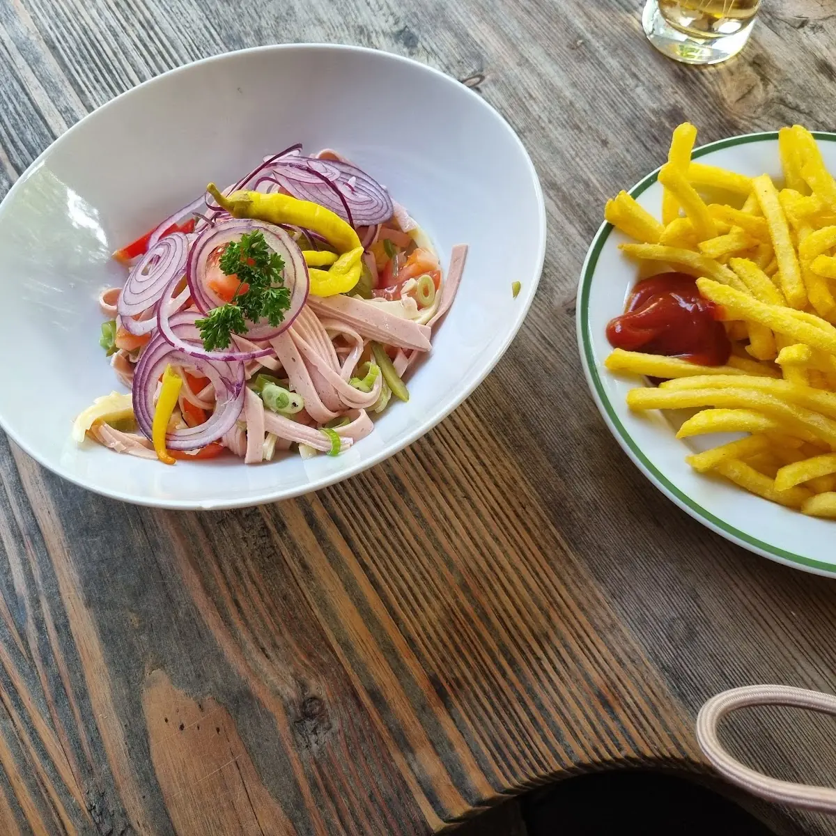 Wurstsalat Mit Pommes
