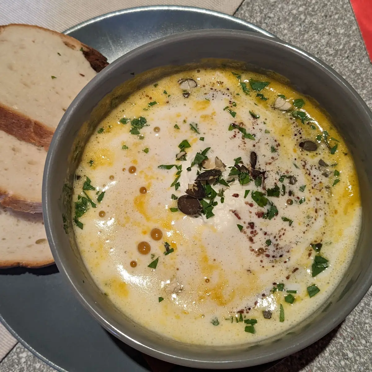 Kürbiscremesuppe
