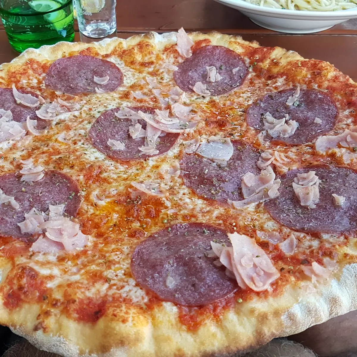 Prosciutto Salami Pizza