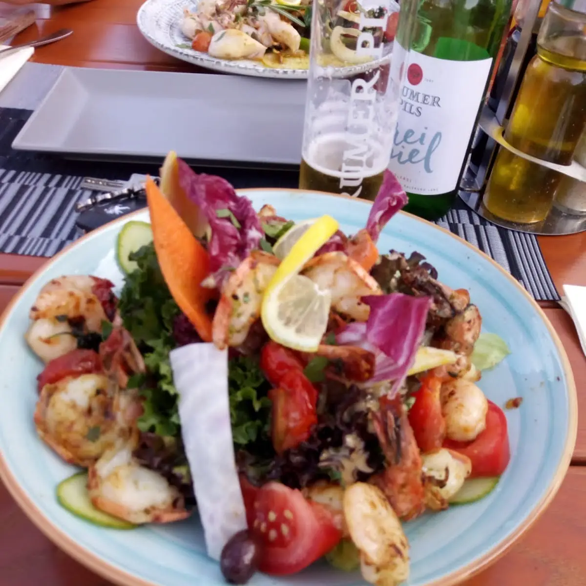 Salat Scampi Calamari