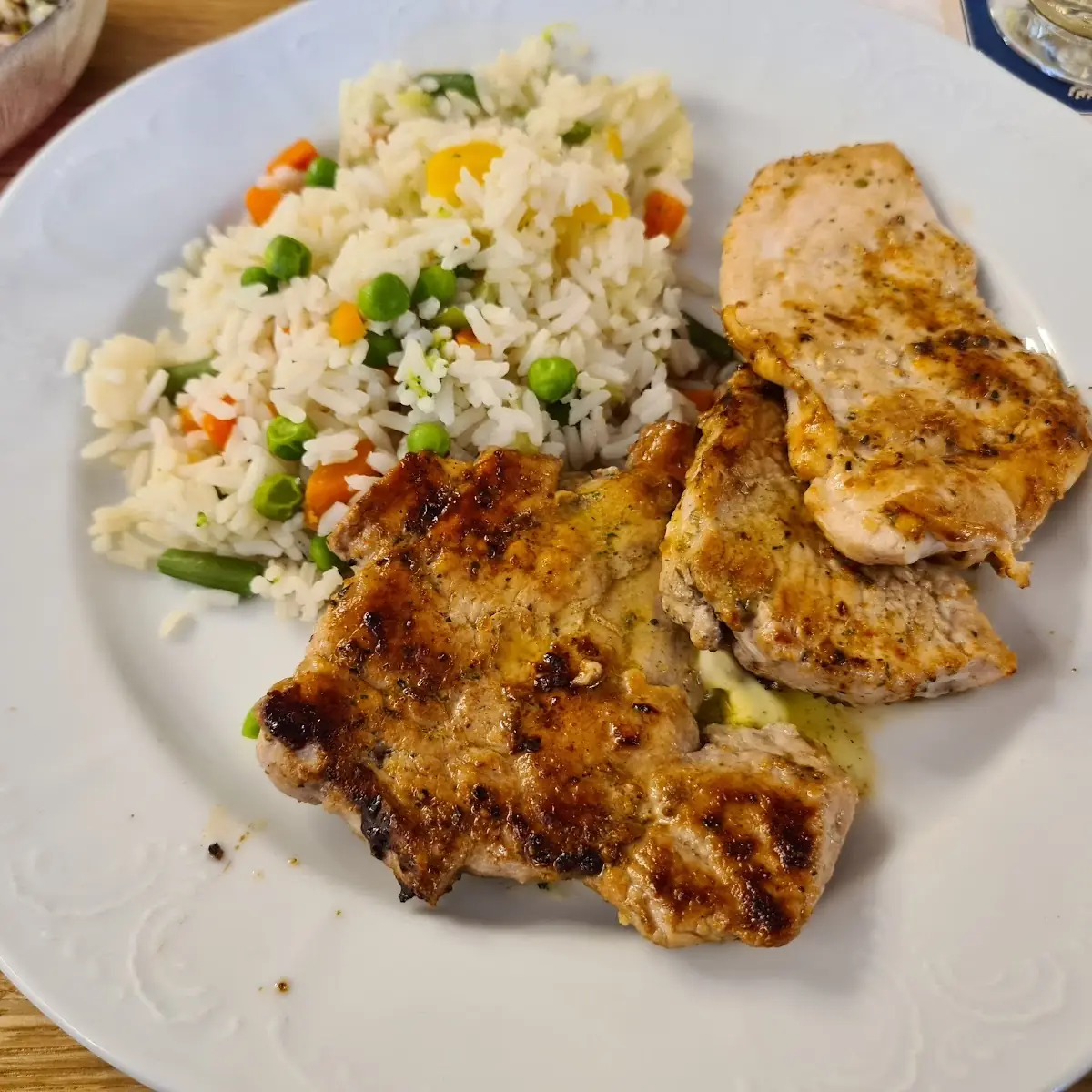 Hausteller Vom Grill Mit Gemüsereis