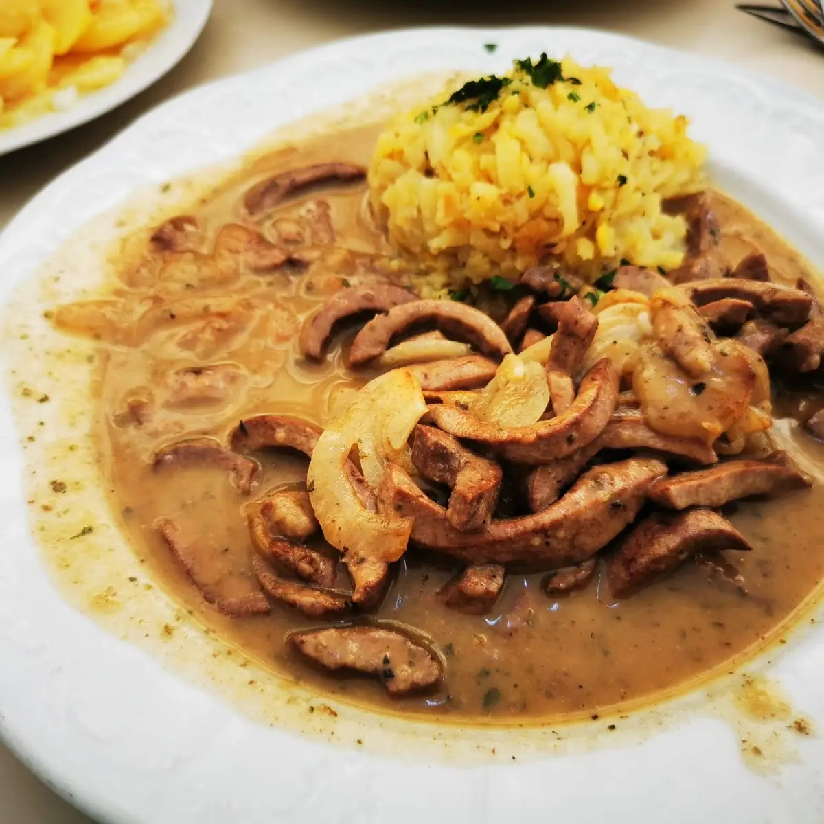 Zwiebelrostbraten