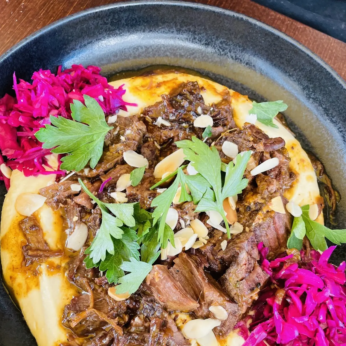 Geschmortes Rindfleisch