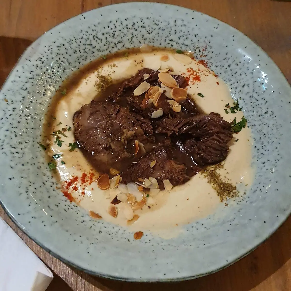 Hummus with Meat