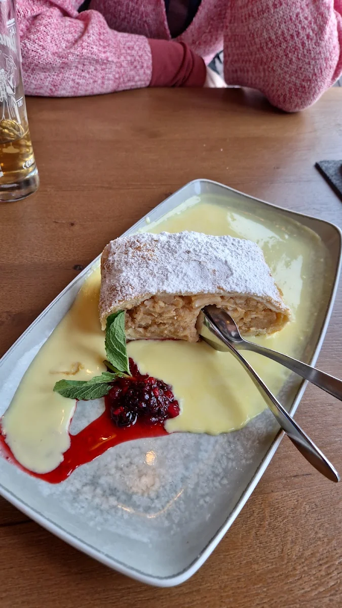 Apfelstrudel Vanillesoße