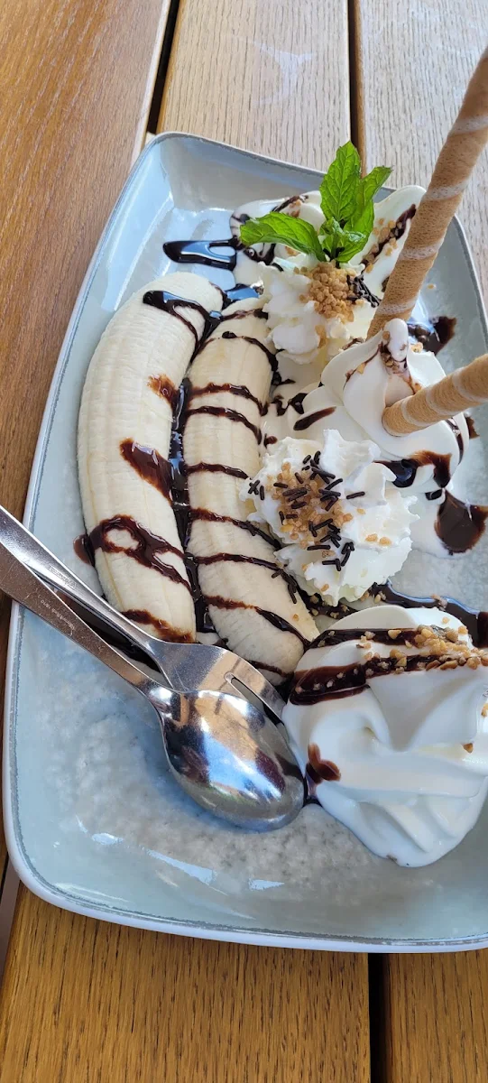 Banane Mit Soft Eis