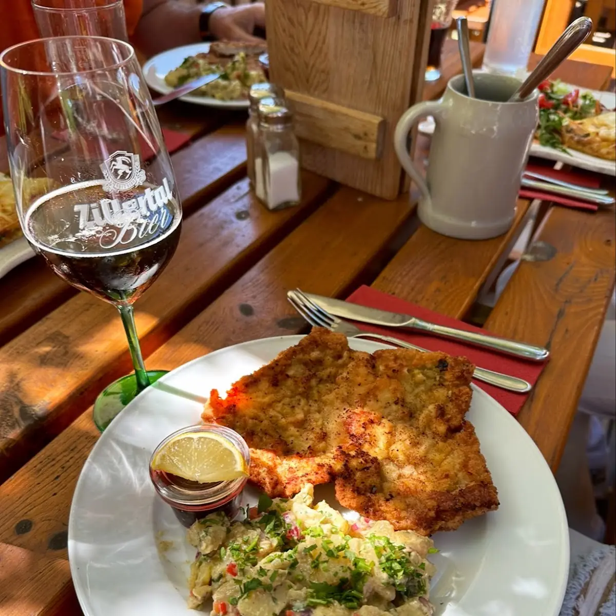 Wienerschnitzel Mit Kartoffelsalat