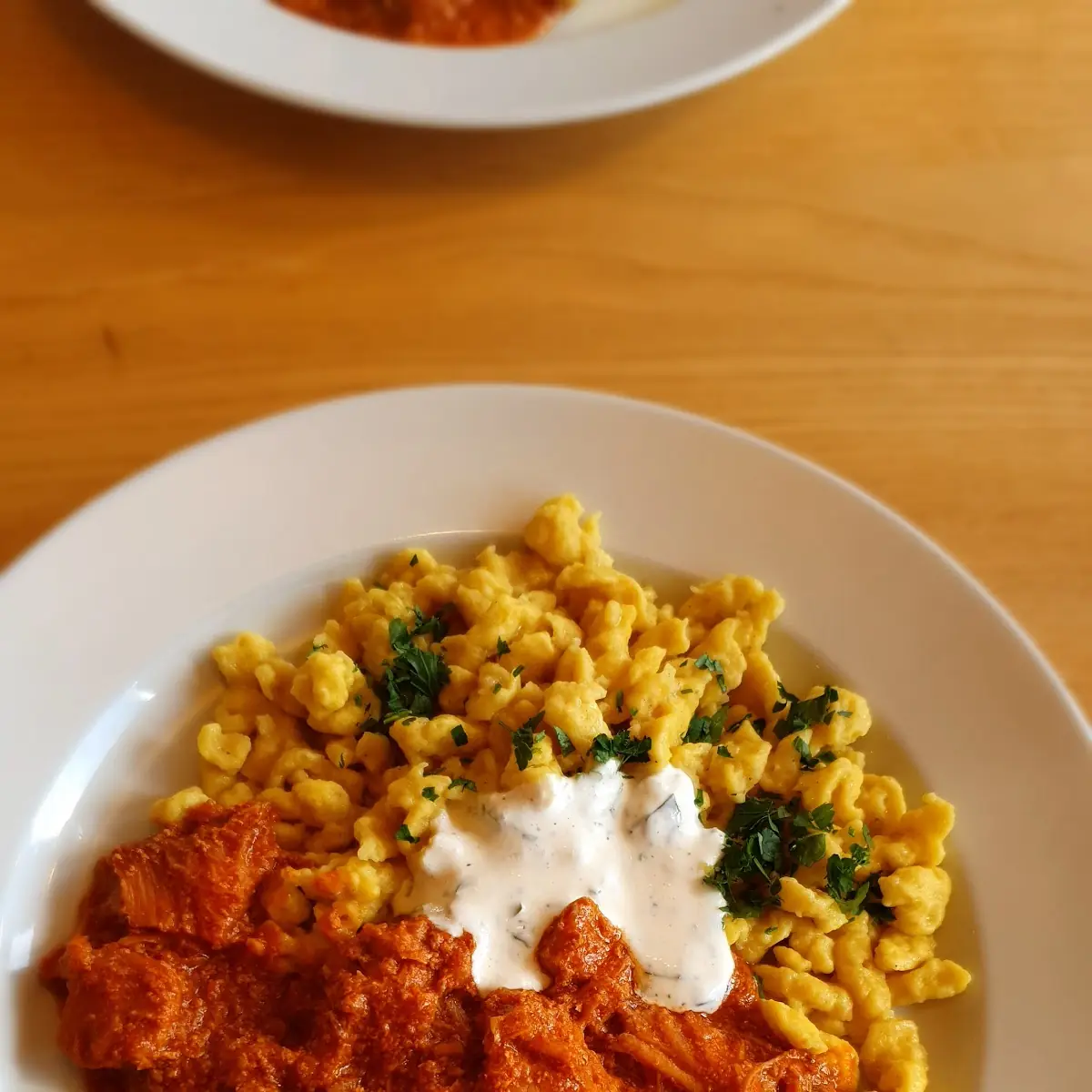 Veal Goulash with Homemade Noodles