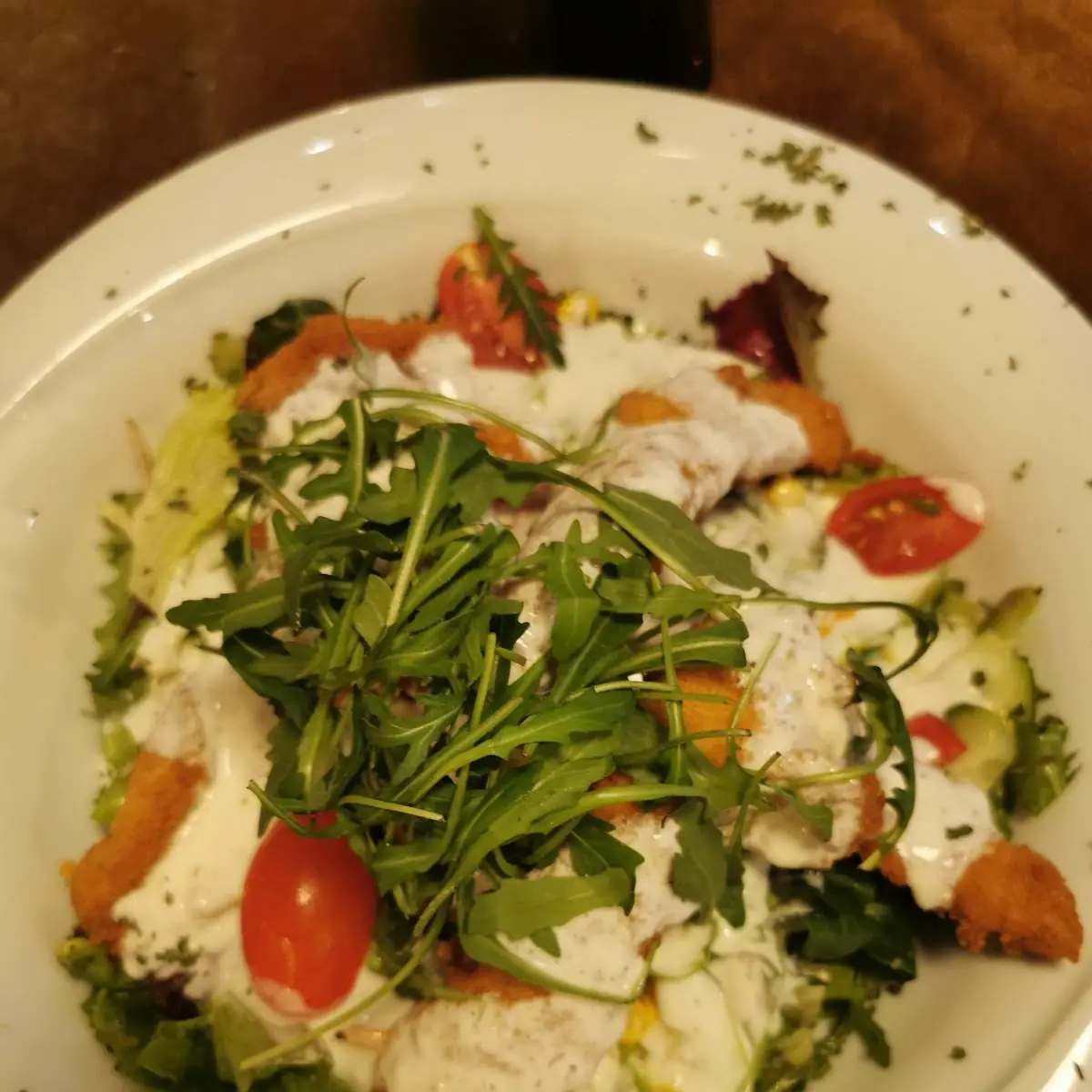 Backhendlsalat