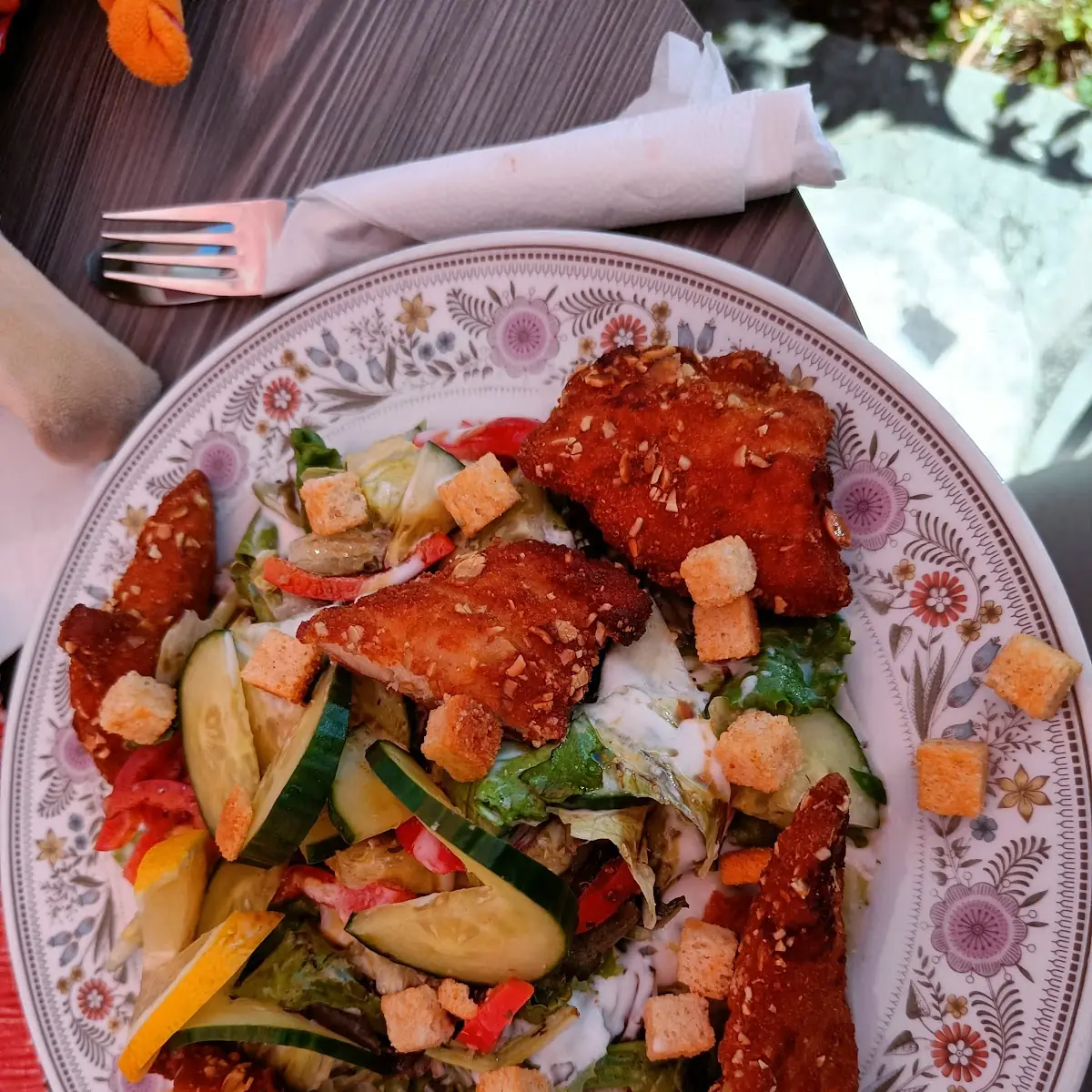 Steirischer Backhendlsalat