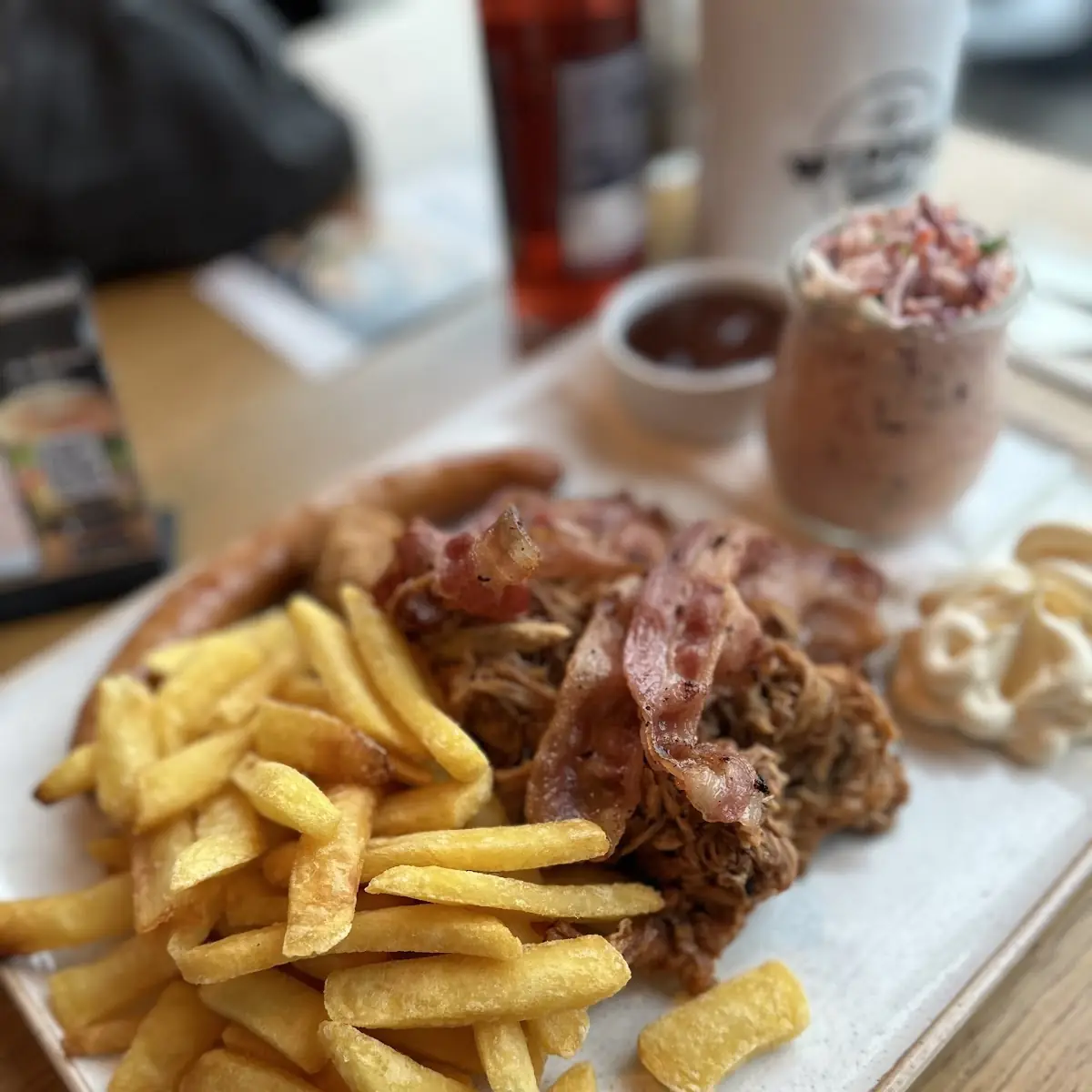 American Grill Mit Pommes