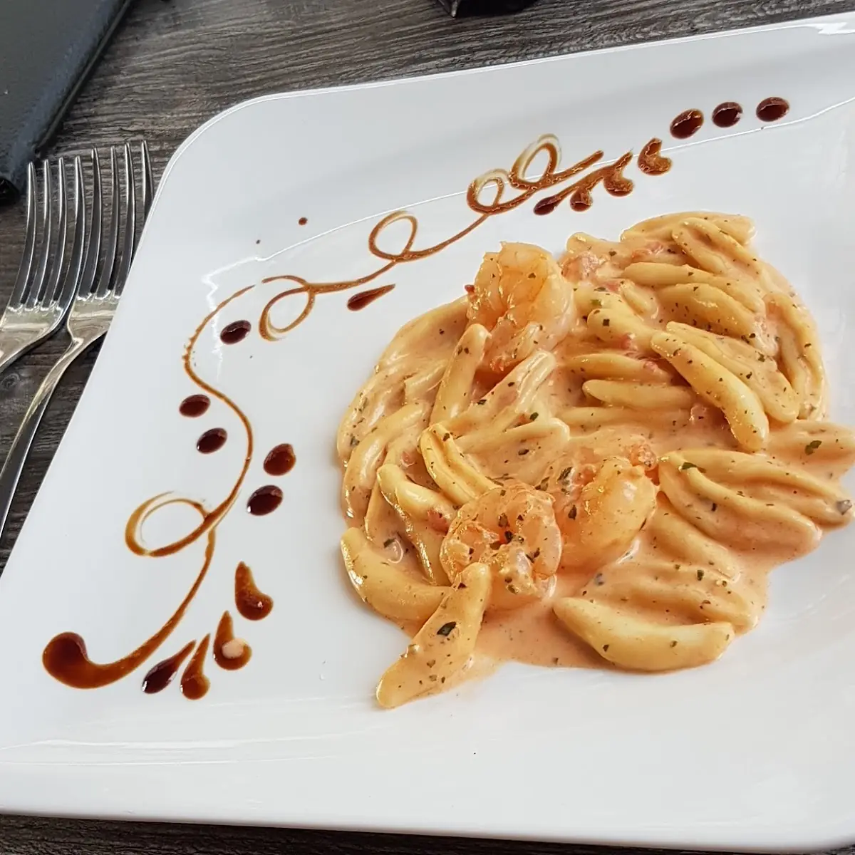 Cavatelli Alla Crema Di Gamberi E Prosecco